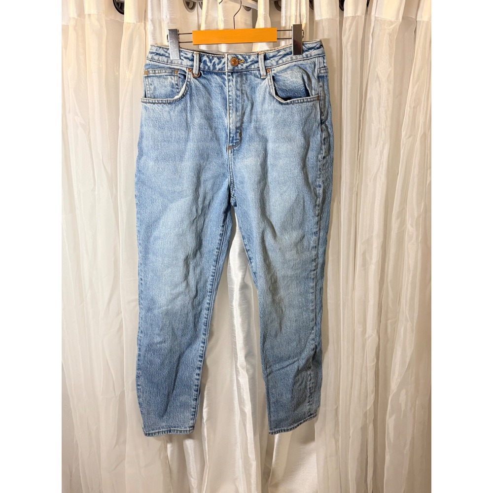 Neuw Stockholm Denim Jeans Womens 31 Light Wash Blue High Rise Tapered Leg